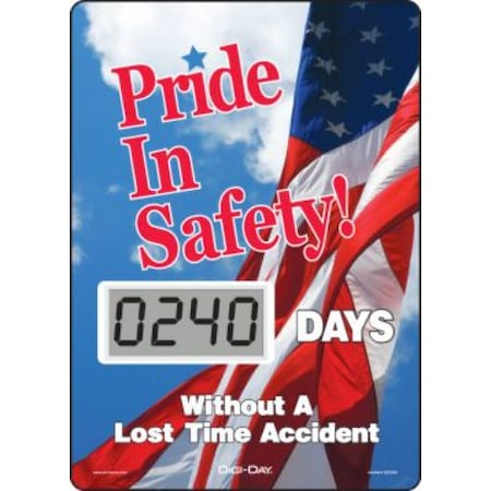 Accuform MINI DIGIDAY ELECTRONIC SCOREBOARDS SCL240 SCL240